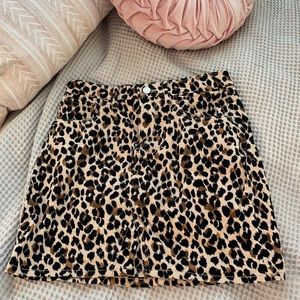 Leopard Skirt